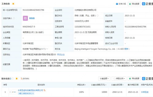 永信至誠投資1億元設(shè)立科技子公司，拓展AI與網(wǎng)絡(luò)安全軟件開發(fā)業(yè)務(wù)